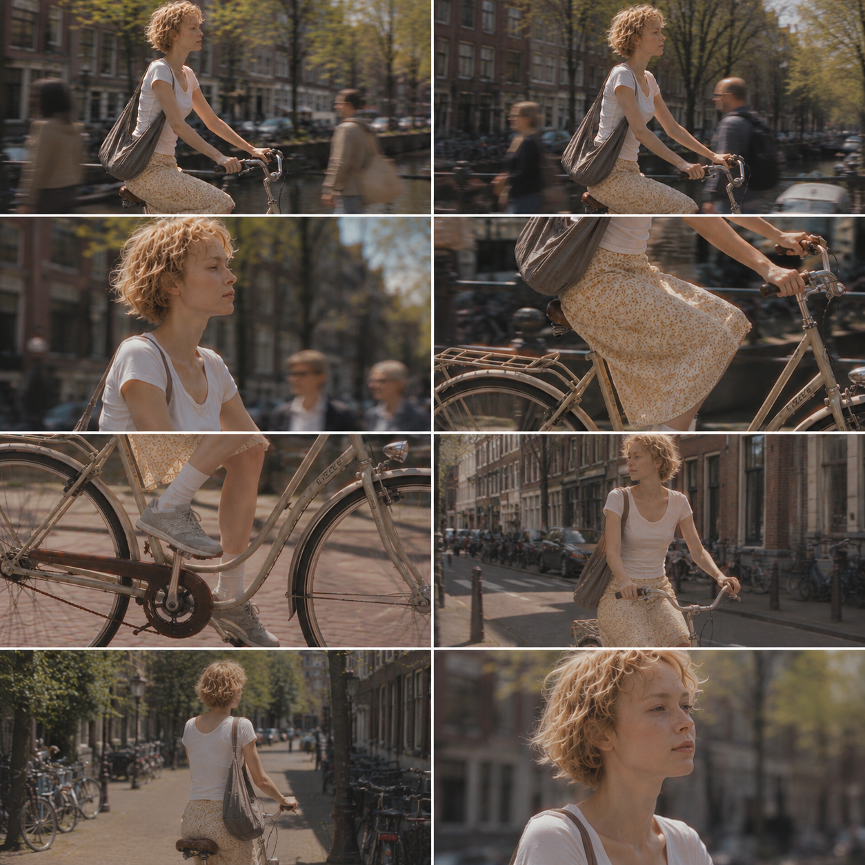 Cinematic moodboard, frame by frame